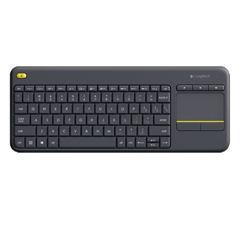 Logitech | K400 Plus | Keyboard with Trackpad | Wireless | NL | Black | USB port | 380 g